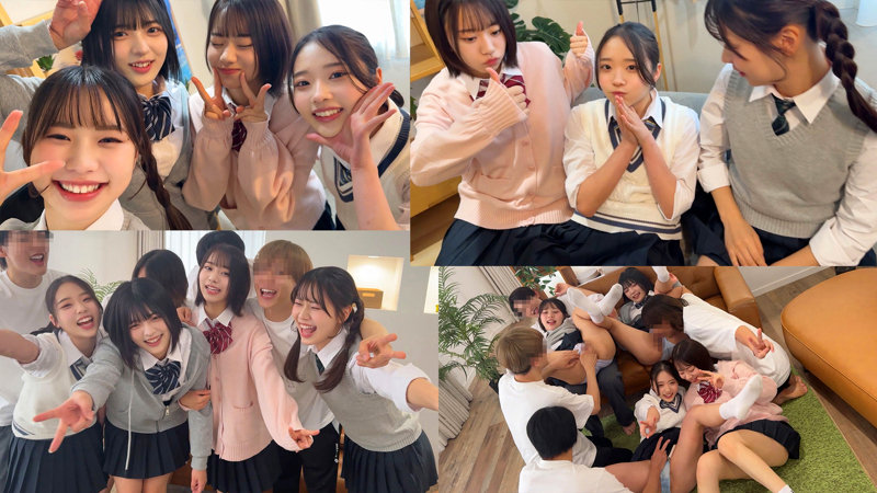 えま＆いつは＆ゆみ＆いと サンプル画像 1